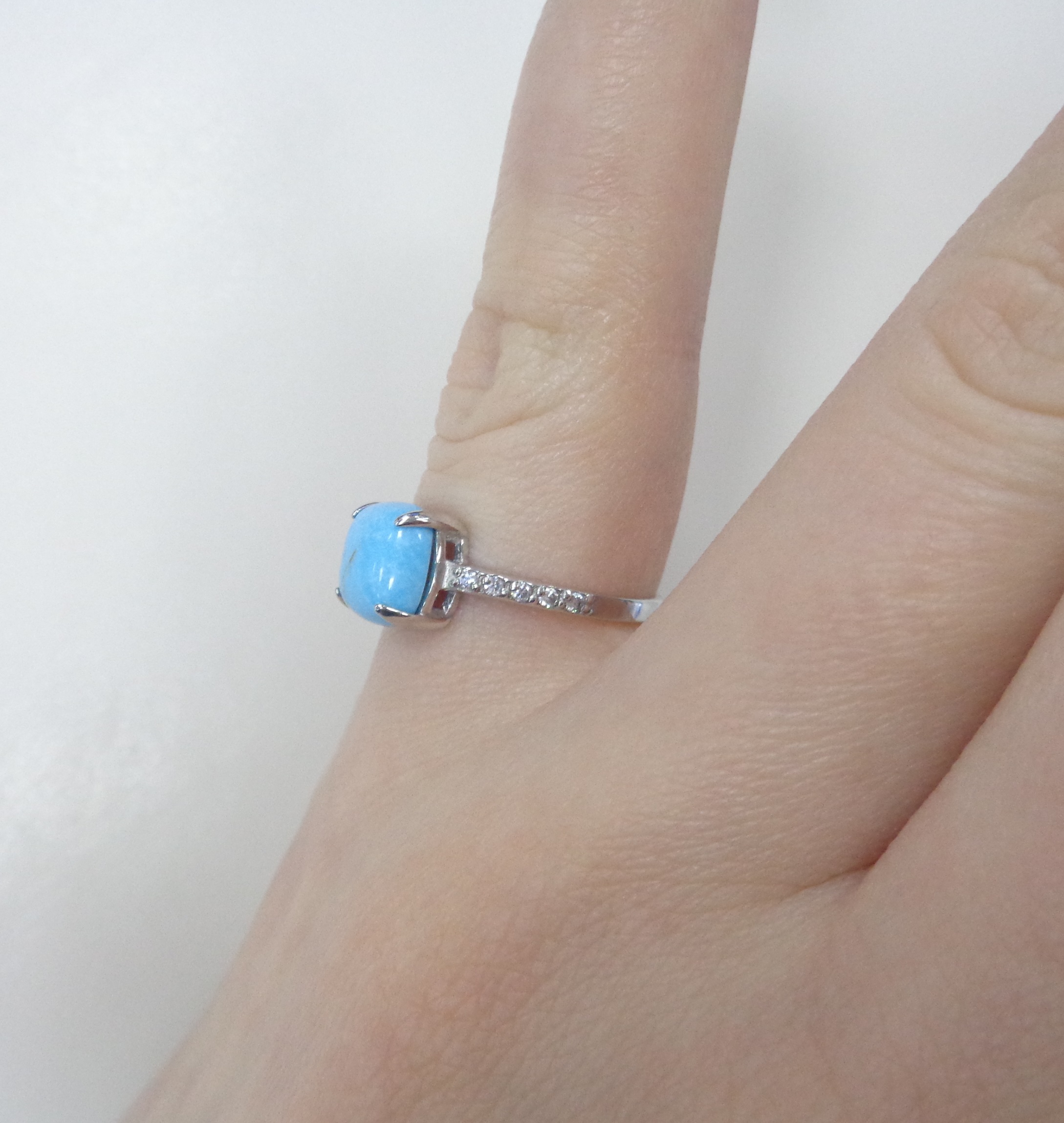 Серебряное кольцо с бирюзой